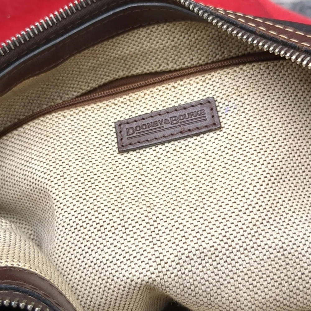 DOONEY & BOURKE 1975 EAST WEST HOBO SHOULDER BAG BLACK